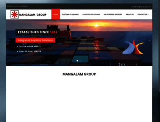 mangalamgroup.com screenshot