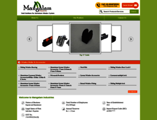 mangalamindustries.net screenshot