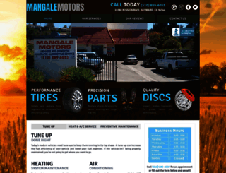 mangale-motors.com screenshot