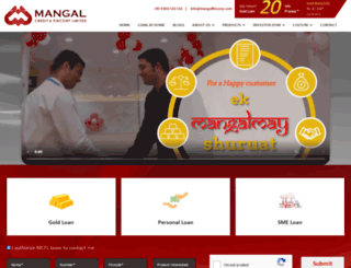 mangalfincorp.com screenshot