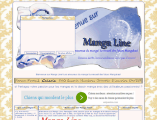 mangaline.mesfans.com screenshot