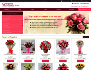 mangaloreflowershop.com screenshot