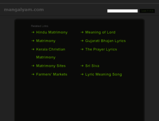 mangalyam.com screenshot