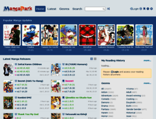 mangaparks.com screenshot