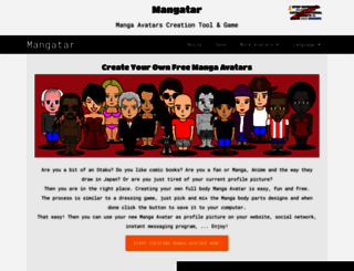 mangatar.framiq.com screenshot