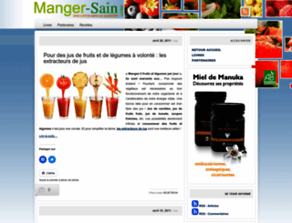 mangersain.wordpress.com screenshot