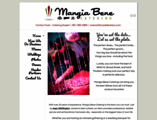mangiabene-catering.com screenshot