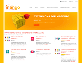 mangoextensions.com screenshot