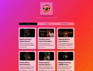 mangomusic.in screenshot