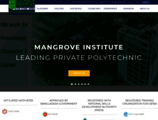 mangrovebd.org screenshot