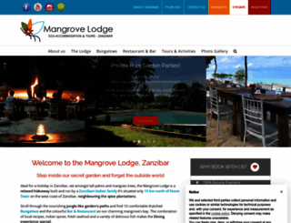 mangrovelodge.com screenshot