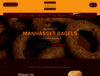 manhassetbagels.com screenshot
