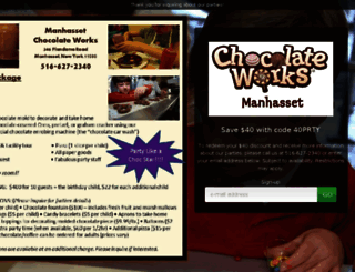 manhassetchocolateworks.launchrock.com screenshot