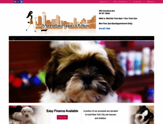 manhattan-puppies.com screenshot