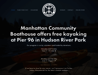 manhattancommunityboathouse.org screenshot
