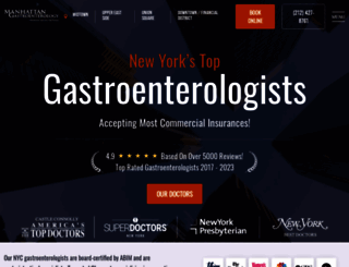 manhattangastroenterology.com screenshot