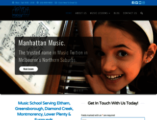 manhattanmusic.com.au screenshot