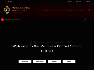 manheimcentral.org screenshot