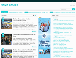 maniabasket.com screenshot