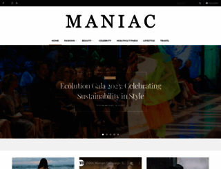 maniacmagazine.com screenshot