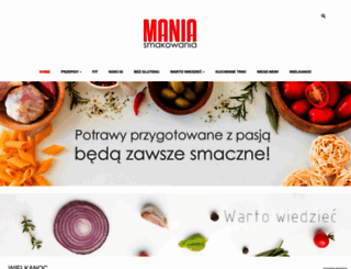 maniasmakowania.pl screenshot
