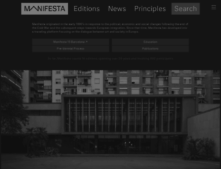 manifesta.org screenshot