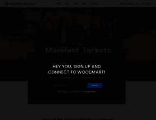 manifestjackets.com screenshot