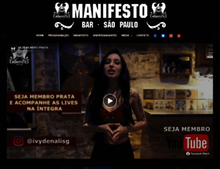 manifestobar.com.br screenshot