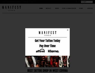 manifeststudio.com screenshot