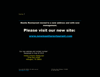manila-restaurant.com screenshot