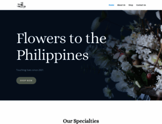 manilaflowershop.com screenshot