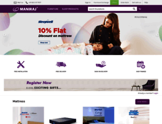 manirajfurniture.com screenshot