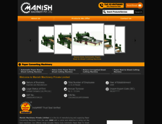 manishmachinery.net screenshot