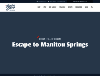 manitousprings.org screenshot