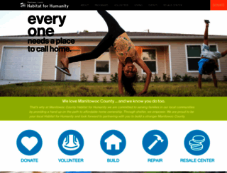 manitowochabitat.org screenshot