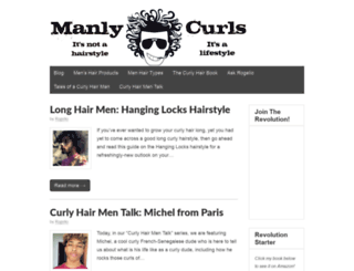 manlycurls.com screenshot