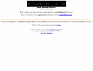 manmachine.com screenshot