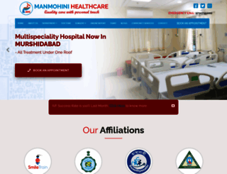 manmohinihealthcare.com screenshot