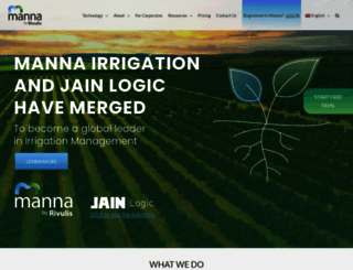 manna-irrigation.com screenshot