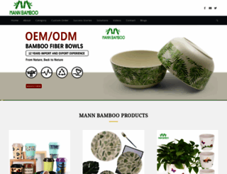 mannbamboofiber.com screenshot