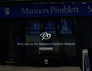 mannerspimblett.co.uk screenshot