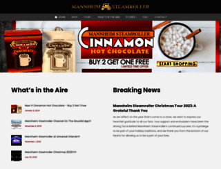 mannheimsteamroller.com screenshot