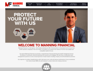 manning-financial.ie screenshot