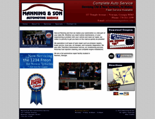 manningandson.com screenshot