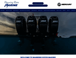 manningrivermarine.com.au screenshot