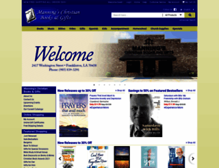 manningschristianbookhouse.com screenshot