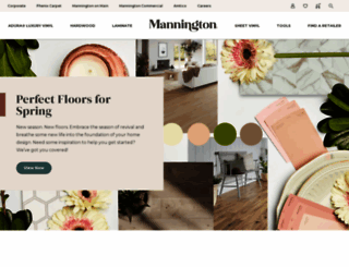 mannington.com screenshot