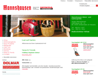 mannshausen.com screenshot