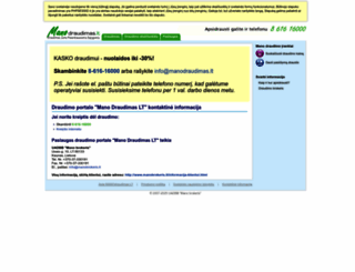 manodraudimas.lt screenshot