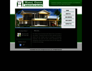 manojguravsurveyors.com screenshot